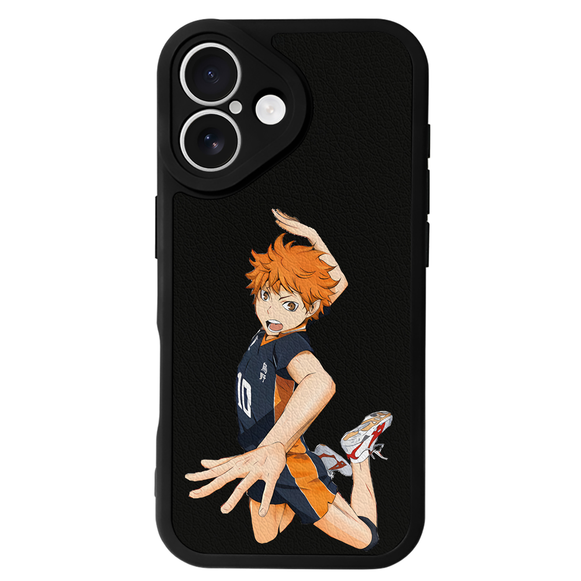 （画像用） ハイキュー!! Haikyu!! 【iPhone 16シリーズ対応】シリコンスマホケース（レザー調） 材質：シリコン
